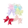 Pasador de Mariposa Cola de Arco Color Satín Amazon Color Sólido Clip Superior para Niños Poliéster Transfronterizo Accesorios para el Cabello de Niñas