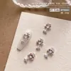 Nueva Joyería para Uñas Cruzadas Estilo Popular de Celebridad de Internet Joyería de Aleación DIY Diamante Rosa Joyería para Uñas Estilo Retro