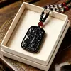 Pendente de Obsidiana Sintética Guanyin Buda Maitreya Pingente do Ano de Nascimento Masculino Buda de Jade Colar de Bodhisattva Fornecedor Direto do Fabricante da Área Cênica