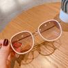 Nuevas gafas de sol verde azulado para mujer, estilo coreano, estilo retro moderno, gafas de TikTok con montura pequeña para celebridades de Internet, gafas de sol para chicas con cara pequeña