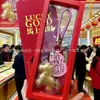 Colgante de Oro para Riqueza Inmediata, Llavero del Año del Caballo del Zodiaco, Colgante para Bolso, Cadena para Teléfono de Calabaza, Regalo para el Año de Tu Nacimiento