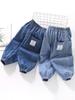 Verano 2026 Ropa Nueva para Niños Pantalones Versátiles para Niños Pantalones Anti-Mosquitos para Niñas Pantalones Largos para Niños Pantalones Bordados Transpirables Anti-Mosquitos
