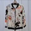 Novedad de verano, ropa de protección solar de manga larga de gasa de talla grande para mujer, camisa con aire acondicionado, abrigo corto informal para mujer, traje de béisbol, camisa con protección solar