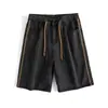 Shorts Jeans Masculino Verão 2025 Calça Reta Solta de Cinco Pontos Marca Tendência Estilo Coreano Versátil Casual de Comprimento Médio