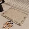 Alfombra de Piso de Tela Tecnológica Moderna Simple Alfombra Alfombrilla de Baño Absorbente de Agua Antideslizante Suave Felpudo Felpudo de Entrada Felpudo de Puerta
