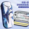 Estuche Shanhaijing Ai Hombre Palo Caja de Papelería Infantil Eva 3D Tiburón Tridimensional Estuche de Gran Capacidad para Estudiantes de Primaria