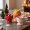Ropa Aromaterapia Yeso Ciervo Taza Tejida Molde DIY Patrón de Alce Patrón de Lana Taza de Vela Molde de Silicona