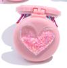 Peine portátil de estilo especial transfronterizo, peine de plástico con bonito poni y bolsa de aire, práctico espejo cosmético con cojín de aire portátil