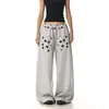 Pantalones de chándal anchos OREETA con estampado de estrellas de moda para hombre y mujer, diseño de alta costura moderno, pantalones casuales deportivos versátiles