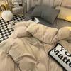 Juego de cuatro piezas color viento funda nórdica sábanas para el hogar mezcla y combina pequeño fresco dormitorio de estudiantes juego de cama de tres piezas al por mayor