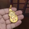 Caja Gawu calabaza de peregrino cinco maestros thangka Wutai montaña cinco maestros thangka dios de la riqueza colgante cinco maestros Manjushri Bodhisattva thangka colgante