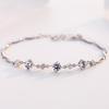 Pulseira Estrela Brilhante Ilimitada Temperamento Japonês e Coreano cravejada com zircônia moda joias de mão fabricantes atacado
