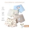 N173 cueca infantil atacado letra xadrez ZYZ cueca masculina algodão não aperta PP cueca boxer de bebê fofa