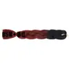 Peluca de Fibra Sintética Africana Trenza Grande de Fibra de Alta Temperatura para Mujer, Cabello Trenzado de un Solo Color, Rastas, Se Puede Ondular y Teñir