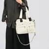 Bolsa de Mano de Nailon Resistente al Agua para Mujer - Bolso de Hombro Cruzado Convertible de 2 Vías, Gran Capacidad con Múltiples Bolsillos, Bolso de Mano para Trabajo y Viaje