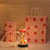 Flor Eterna Rosa Folha de Ouro Transfronteiriça Luminária Noturna Presente Dia das Mães Dia dos Namorados Decoração Criativa de Mesa Lâmpada de Ambiente
