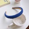 Accesorios para el cabello Klein Blue Celebridad de Internet 2021 Nuevo Otoño e Invierno Horquilla de alta gama Sense Diadema con horquilla de corazón para niña Accesorios para el cabello