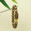 Pulsera de Sándalo Verde Añejo Argentino al por Mayor para Hombres y Mujeres, Joyería de Madera Cultural y Artística, Fábrica de Cuentas de Oración de Mano