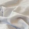 Juego de Cama de Tres Piezas de Algodón 100% Puro Jacquard Color Sólido 60S para Dormitorio de Estudiantes, Juego de Ropa de Cama con Funda de Edredón, Sábana Plana y Sábana Ajustable 100% Algodón Puro de Lujo Ligero