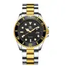 Reloj Impermeable de Moda Serie Fantasma Verde Fantasma Fantasma de Agua Correa de Acero para Pareja Automático No Mecánico Unisex