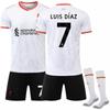 2425 Liverpool Segunda Equipación de Fútbol No. 11 Savhe Jersey 4 Van Dake Nuevo Beta Secado Rápido Ropa Deportiva