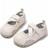 Verão 2025 Novos Sapatos Feios Fofos Femininos Velcro Mary Jane Planos Versáteis Casuais Sapatos Acolchoados Camada Única Sandálias