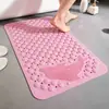 Alfombrilla Antideslizante para Baño, Alfombrilla para Ducha de Baño, Alfombrilla Impermeable Anticaída para Pies en Baño Doméstico, Alfombrilla para Suelo de Inodoro con Ventosa