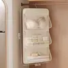 Organizador de almacenamiento de ropa interior y panties, organizador de sujetadores colgante específico para armario, bolsa de red para almacenamiento de calcetines