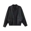 [En Stock] Chaqueta de cuero estilo americano, vintage, acolchada y engrosada, para otoño e invierno, chaqueta de motocicleta Maillard, casual unisex