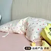 [Productos Premium de Xiangling] Funda de Almohada de Gasa de Doble Capa Algodón Puro Gasa Floral Dibujos Animados Sábana Individual Funda de Almohada para Niños