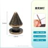 Cinto de Couro com Rebites Estilo Punk Retrô Transfronteiriço, Rebites de Liga, Espigões de Bala, Sapatos, Botas, Joias, Parafusos Decorativos, Rebites