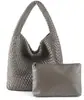 2023 Bolso de Mano Tejido a Mano Gran Capacidad Bolso de Mano Bolso Retro Cesta de Verduras Bolso de Hombro Bolso de Mujer