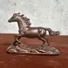 Ébano Tallado Doce Signos del Zodíaco, Éxito a Primera Vista, Liderando el Camino, Decoración del Hogar Artesanías de Madera Adornos de Caballo