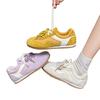 Zapatos de Entrenamiento Retro Morales para Mujer 2025 Otoño Nuevos Planos Versátiles Casuales Zapatos Deportivos Blancos Forrest Gump