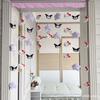 Cortina linda para puerta de dormitorio Cortina de gato de la suerte para habitación de niños Decoración de pared Cortina para habitación de niña linda Decoración de porche