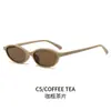 Gafas de Sol Cuadradas Frescas Más Vendidas de Amazon 2025 con Montura Ovalada Retro Marco Pequeño Visera Solar de Moda Transfronteriza