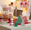 Artesanía de Madera para Árbol de Navidad de Venta Caliente Transfronteriza Adornos Decoraciones de Mesa Navideñas Artesanías de Madera