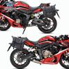 Coche muscle Wolf adecuado para Honda CBR650R 21/22 bolsa lateral bolsa lateral se puede instalar casco casco integral marco de liberación rápida modificación