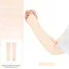 Manga de Hielo para Ciclismo de Verano Ruidong Sin Costuras Transpirable Sombrilla Protector Solar Manga para Dedos Conducción Pesca Manga Absorbe Sudor para Hombres y Mujeres
