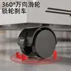 Soporte para Host de Computadora de Escritorio con Ruedas Giratorias Móviles, Soporte Telescópico, Dispositivo de Refrigeración para Chasis y Estante de Almacenamiento