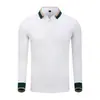 Camisa polo logo garçom de catering camisa cultural outono gola de lapela roupa de trabalho camiseta macacão manga longa estampa