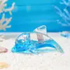 Delfín de Dibujos Animados Mundo Submarino del Océano Adornos Creativos de Líquido Aceitoso Regalo Conmemorativo para Niños Botella de Arena Movediza para Acuario