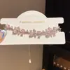 Pulseira Folha Oval de Zircônia Coreana, Elegante, Delicada, Doce e Exquisite, Joias de Luxo Leve e de Alta Qualidade Atacado