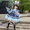 Vestido de Princesa para Niñas Lolita Invierno Polar Conejo Policía Ropa de Cosplay para Niños 5 Niñas Pequeñas Vestido Judy