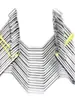 Caída directa de precio invernadero de acero galvanizado cobertizo de verduras accesorios galvanizado en caliente alambre de sujeción de película de resorte gancho de resorte de figura ocho hebilla de cuerda de resorte