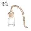 Botella de Aromaterapia para Coche, Botella Difusora Transparente de Vidrio para Rejilla de Aire Acondicionado Mini, Botella Difusora Colgante de Aceite Esencial para Coche