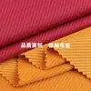 Tela de Sarja Gruesa en Stock 330g Tejido de Punto Poliéster-Spandex para Moda Otoño e Invierno Tejido para Ropa de Casa de Mujer