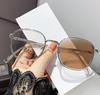 Gafas de Prescripción Elegantes Color Castaño Oscuro de Gama Alta con Montura Pequeña Redonda Lisa Estilo Estudiante con Filtro de Luz Azul