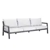 Sofá de Rattan Personalizado para Exterior Cadeira de Rattan para Varanda de Vila no Pátio Mobiliário de Jardim para Terraço Desmontagem e Montagem Sofá-Cadeira de Pequeno Porte