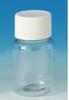 Frasco transparente de 60ML/80ML frasco marrom frasco de plástico frasco de embalagem frasco sólido frasco PET frasco de remédio
